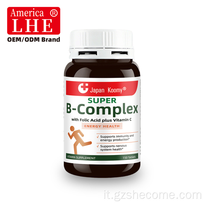 Shecome Super B Complex compresse Supporto nervoso immunitario